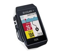 Sigma ROX 11.1 EVO White HR Set | Ciclocomputador GPS inalámbrico y navegación Incl. mayordomo Corto y Sensor de frecuencia cardíaca | Navegación GPS al Aire Libre con medición de altitud