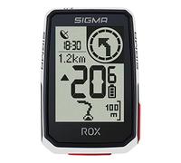 Sigma ROX 2.0 White Top Mount Set | Ordenador de Bicicleta inalámbrico GPS & navegación Incl. OVERCLAMP Butler | Navegación GPS al Aire Libre para el Puro Placer de Conducir