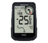 SIGMA ROX 4.0 Endurance Negro | 41 h de autonomía | Ant+ y BLE | Cuentakilómetros GPS inalámbrico para bicicleta | Compatible con bicicletas eléctricas | Medición de altitud | USB-C