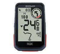 SIGMA ROX 4.0 Negro | Ciclocomputador inalámbrico con navegación Incl. Soporte GPS | Navegación Exterior GPS con medición de altitud | Color: Negro