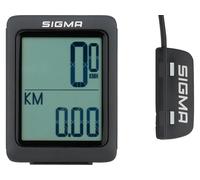 Sigma BC 5.0 WR | ciclocomputador con Cable con 5 Funciones | ciclocomputador para Principiantes | fácil de Usar con Botones Grandes y diseño Claro