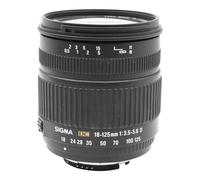 Sigma Wide Angle-Telephoto 18-125mm f/3.5-5.6 DC Nikon - Objetivo (Negro)