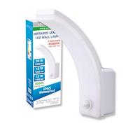 Sigmaled lighting - Aplique Pared Exterior IP65, Foco LED Exterior con Sensor de Movimiento Crepuscular (Desconectable), Lampara LED con 3 Intensidades seleccionables 20W 15W 12W, Luz Cálida, (Negra)