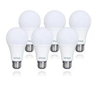 Sigmaled lighting, Bombilla LED E27 9W (equivalente a 60W), 810 lumen, Lámpara A60, luz blanca cálida 2800K, Casquillo gordo, No regulable, caja de 6