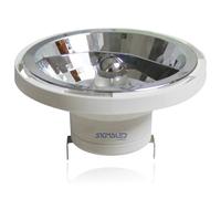 Sigmaled lighting, FOCO LED AR111 G53 14W (=110W halógeno), 1000 lúmenes, Blanco cálido 3000K, 12V AC/DC, Bombilla led AR111