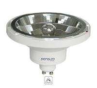 Sigmaled lighting, FOCO LED AR111 REGULABLE GU10 14W (=110W halógeno), 1000 lúmenes, blanco CÁLIDO 3000K, Bombilla led AR111 para interior