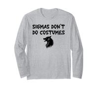 Sigmas Don't Do Costumes Funny Gen Alpha Halloween Werewolf Manga Larga