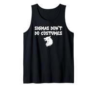 Sigmas Don't Do Costumes Gen Alpha Funny Halloween Werewolf Camiseta sin Mangas