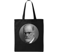 Sigmund Freud Thug Life Meme Glasses - Bolsa de algodón ecológico natural, color negro, Black, Talla única