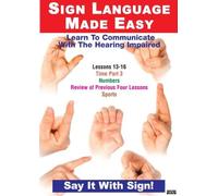 Sign Language Made Easy - Lessons 13-16 [DVD] [Reino Unido]
