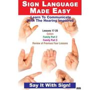 Sign Language Made Easy - Lessons 17-20 [DVD] [Reino Unido]