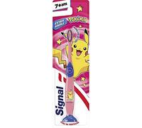 Signal Cepillo de Dientes Niños Extra Flexible Cerdas Antibacterianas 1 Unidad Verde, Rosa, Amarillo