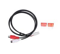 Signal Input Harness Fit for Rockford Fosgate Punch P300 10 and P300 12 Amplified Subwoofer Enclosures, Dual Low and High Level Input Compatibility, Stable Sound Signal Transfer