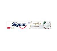 Signal Integral 8 Dentifrice Antibactérien Blancheur, Extrait Naturel de Noix de Coco, Formule Antibactérienne cliniquement prouvée 75ml