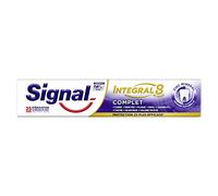 Signal Integral 8 Dentífrico Fórmula Antibacteriana con Zinc Pro-Time, Protección contra la Caries, Encías Reforzadas, Acción Blanqueadora del Esmalte, Aliento Fresco Antiplaca y Antisarro, 75 ml