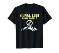 Signal Lost I Found Myself - Hermosa Naturaleza De Senderismo Camiseta