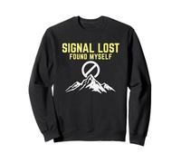 Signal Lost I Found Myself - Hermosa Naturaleza De Senderismo Sudadera