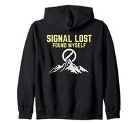 Signal Lost I Found Myself - Hermosa Naturaleza De Senderismo Sudadera con Capucha
