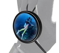 Signal Mirror Survival - Diving Mirror Glasses - Round Adjustable Portable Underwater Equipment for Drifting Sea Women Cave Dive Safety Outdoor Sports Men