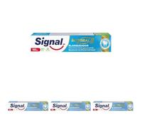 Signal Pasta de Dientes Integral 8 Blanqueador Con ingredientes de origen natural 75 ml x1 (Paquete de 4)