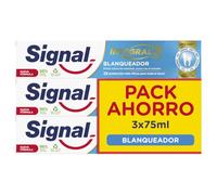 Signal Pasta de Dientes Integral 8 Blanqueador Con ingredientes de origen natural 75ml x3