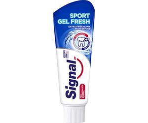 Signal Pasta de dientes Sport Gel Fresh con protección completa para el cuidado dental para un aliento extra fresco, 75 ml, 12 unidades