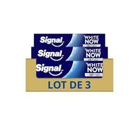 Signal Pasta dental instantánea White Now Original Plus White¹ 3 x 75 ml