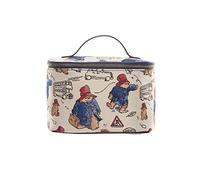 Signare Bolsa de almacenamiento multiusos con diseño de oso Paddington, para viajes, artículos de aseo personal, maquillaje, cosméticos, tamaño único, mide aproximadamente 22,8 cm de ancho x 15,2 cm