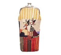 Signare Funda para gafas de mujer con diseño de patrón de moda (Resina Cat Cappia)