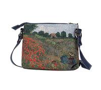 Signare Gobelin Crossbody Bag - Bolso bandolera pequeño para mujer, diseño floral