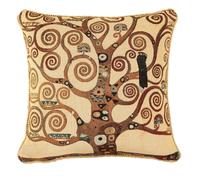 SignARE Gustav Klimt Artist Tapestry Doble lado Side Showle Cubierta de almohada 18 """" x 18 """"/ 45cm x 45 cm (sin relleno) en el diseo del rbol de
