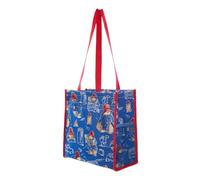 Signare Paddington Bear - Bolsa plegable reutilizable con tapiz azul | Talla única 31 cm x 30 cm x 13,5 cm ligera | Accesorio de viaje plegable | Accesorios de primera calidad, Blue, 31cm x 30cm x