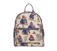 Signare Paddington Bear - Mochila casual para mujer, mochila escolar, bolsa de viaje, beige, M