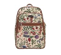 Signare Tapestry Backpack for Women Computer Rucksack Knapsack bookbags for women In Floral Morning Garden Design (BKPK-MGD)