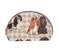 Signare Tapestry Neceser de Cosmticos Neceser de Maquillaje para Mujer con Diseo de Perro King Charles Spaniel (COSM-KGCS)