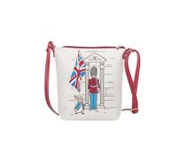 Signare Tapestry Victorian Peter Rabbit in London - Bolso bandolera compacto para mujer con cierre de cremallera y correa ajustable, beige, W20 x H21 x D7