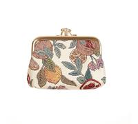 Signare Tapiz lindo exquisito de doble bolsillo con cierre de beso para mujer, diseño de granada y limón, FRMP (granada y limón)