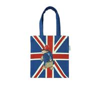 Signare Tapiz - Mini bolsa plana con diseño de tapiz tejido (FLATMN-) (Union Jack Paddington)