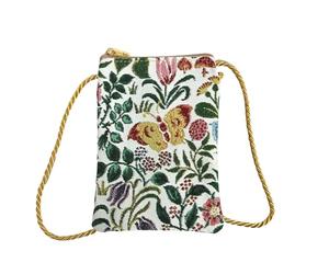 Signare Tapiz Mini bolso cruzado, bolso para mujer, bolsa para teléfono inteligente (flor de primavera)