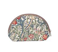 Signare Tapiz Neceser Mujer Neceser Maquillaje Neceser niña Organizador Bolsos de Mujer con diseño de William Morris (Lirio Dorado)
