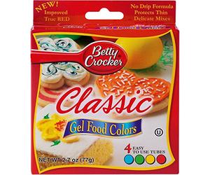 Signature Brands Betty Crocker Gel Icing Food Colors 4/Pkg-Classic