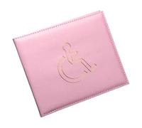 Signature Crystal Soporte de piel sintética para tarjetas de discapacidad y cartera para parabrisas de coche, permiso de aparcamiento con caja fuerte discreta, cubierta protectora de piel para