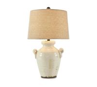 Signature Design by Ashley - Emelda Table Lamp - Vintage Casual - Cream