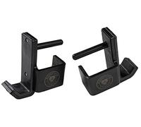 Signature Fitness J-Hooks SF-3 - Soporte para sentadillas (capacidad de 1.5 libras, 7.62 x 7.62 cm), color negro