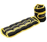 Signature Fitness Pesas totalmente ajustables para tobillo, muñeca, brazo, pierna, ajustable, par de 15 libras, 0-7 libras cada una