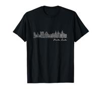 Signature Prague City Skyline - Recuerdo de la República Checa Camiseta