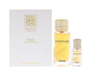 Signature sillage d'orient rose 2 piece set eau de parfum 100ml ; eau