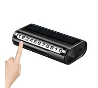 Signe D'arrêt Temporaire Voiture - ABS, Cartes Stationnement Luminous Cars, Carte De Stationnement Exquise | Signe Du Numéro Dee Téléphone, Affichage La Carte De Stationnementt, Plaqu