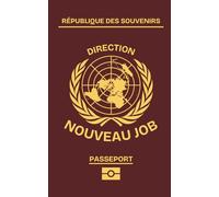 Signe mon passeport… nouveau job: Livre d’or nouveau job original à remplir par les collègues: Guestbook souvenir drôle et festif pour célébrer un moment inoubliable entre amis et collègues