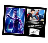 SIGNED BY THE STARS Impresión artística autografiada de Tom Holland Spiderman Avengers